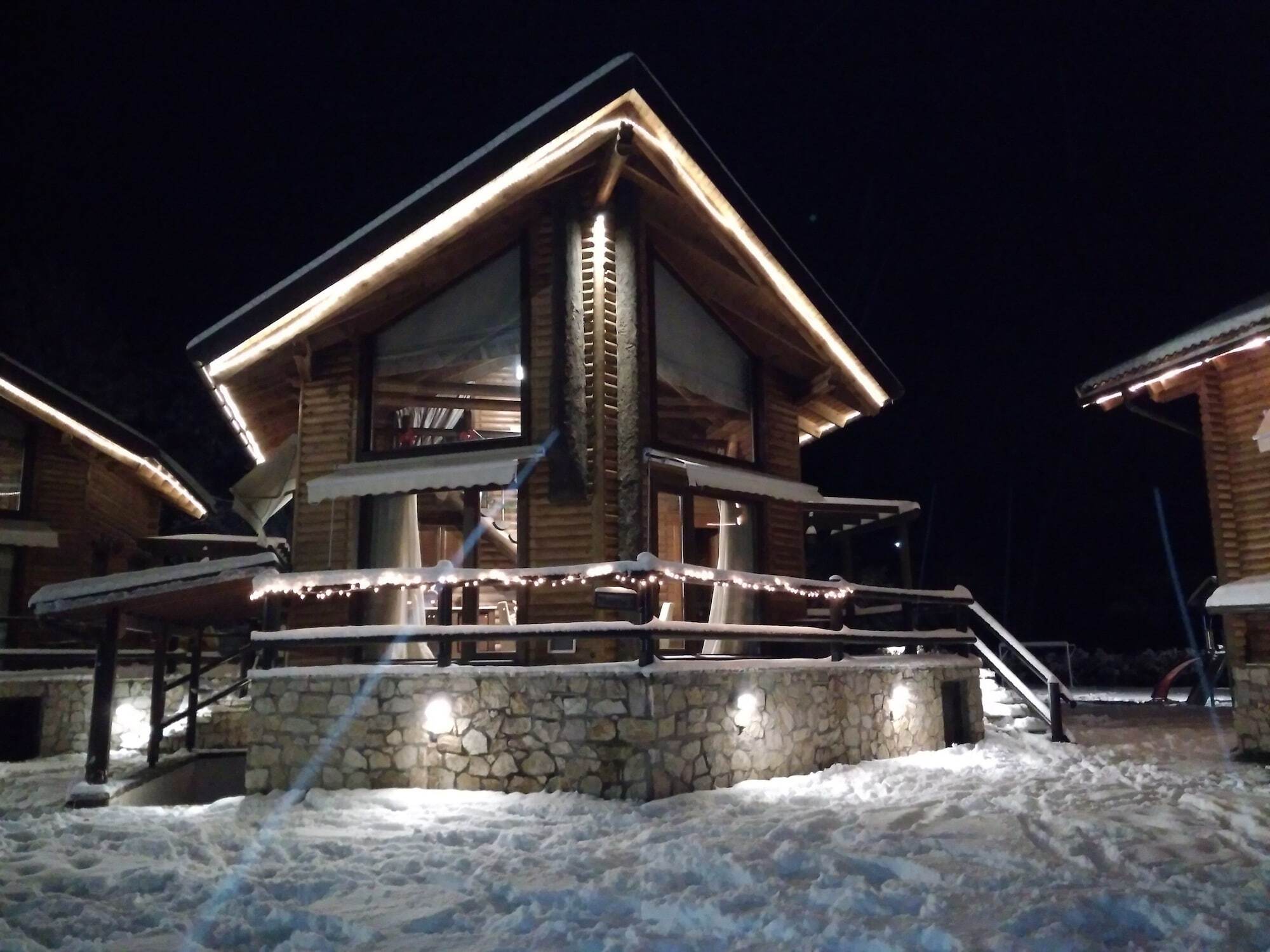 Natura Chalets Mega Chorio Dış mekan fotoğraf